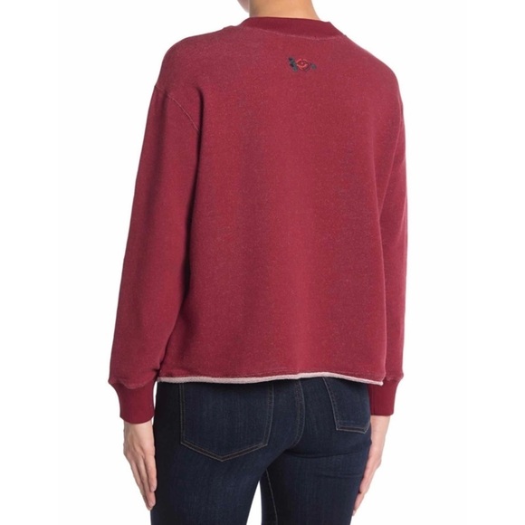 NWOT MADEWELL Floral Crewneck Sweatshirt - Picture 2 of 2